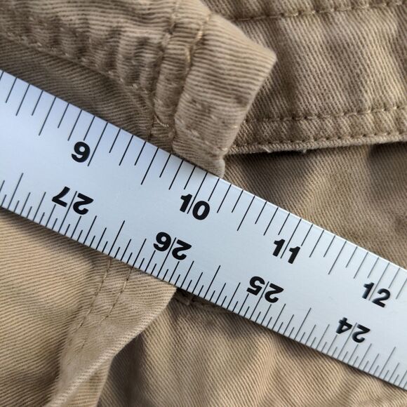 Old Mill Mens Cargo Shorts Tan Size 40 Cotton Pockets Belt Loops - Picture 5 of 13